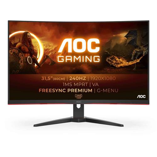 AOC G2 C32G2ZE/BK computer monitor 80 cm (31.5") 1920 x 1080 pixels Full HD LED Black Red