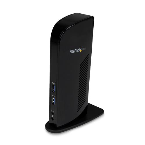 StarTech.com Dual Monitor USB 3.0 Docking Station with HDMI - DVI - 6 x USB Ports~Dual Monitor USB 3.0 Laptop Docking Station with HDMI & DVI/VGA 6x USB-A Hub GbE Audio Universal Type-A Dock - Windows/macOS/ChromeOS Wired USB 3.2 Gen 1 (3.1 Gen