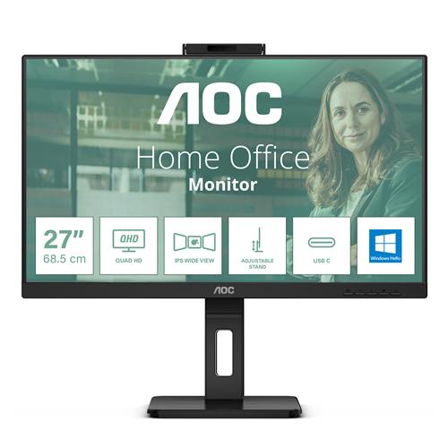 AOC Q27P3CW computer monitor 68.6 cm (27") 2560 x 1440 pixels Quad HD LED Black