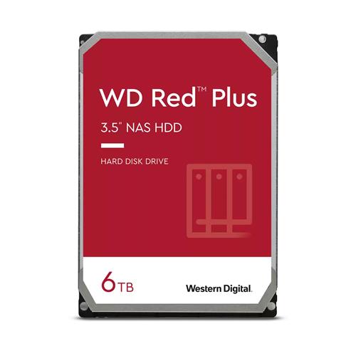 Western Digital Red Plus . HDD capacity: 6 TB HDD speed: 5400 RPM Storage drive buffer size: 256 MB HDD size: 3.5" Interface: Serial ATA III