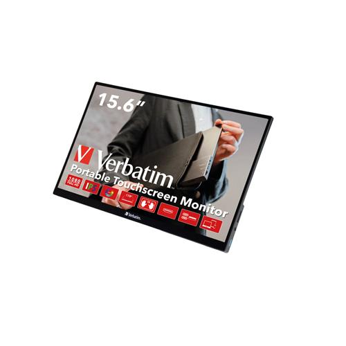 Verbatim 49592 39.6 cm (15.6") 1920 x 1080 pixels Full HD LCD 6 ms Black