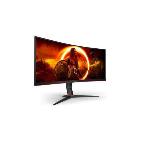 AOC G2 CU34G2XP computer monitor 86.4 cm (34") 3440 x 1440 pixels UltraWide Quad HD LED Black Red