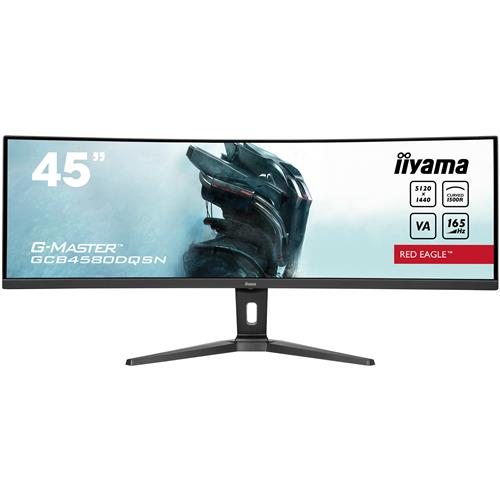 iiyama G-MASTER RED EAGLE CURVED computer monitor 113 cm (44.5") 5120 x 1440 pixels Dual QHD LED Black