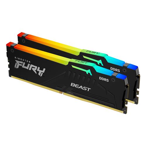 Kingston Technology FURY Beast 32GB 5600MT/s DDR5 CL36 DIMM (Kit of 2) RGB