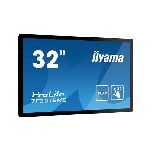 iiyama ProLite TF3215MC-B2 computer monitor 80 cm (31.5") 1920 x 1080 pixels Full HD LED Touchscreen Kiosk Black