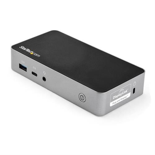StarTech.com USB-C Dock - Dual Monitor 1080p HDMI Laptop Docking Station - 65W Power Delivery - 1x USB-C 3x USB-A Ethernet - Dual Video Display USB 3.1 Gen 1 Type-C Dock - Mac & Windows