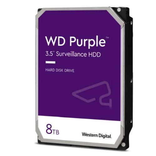 Western Digital Blue Purple. HDD capacity: 8 TB HDD speed: 5400 RPM Storage drive buffer size: 256 MB HDD size: 3.5" Interface: Serial ATA III