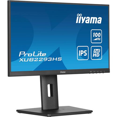iiyama ProLite XUB2293HS-B6 54.6 cm (21.5") 1920 x 1080 pixels Full HD LED 1 ms Black