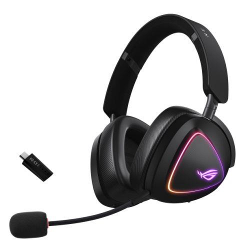 ASUS ROG DELTA II Headset Wired & Wireless Head-band Gaming USB Type-C Bluetooth Black