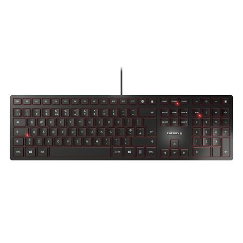 CHERRY KC 6000 SLIM Corded Keyboard Black USB (QWERTY - UK)