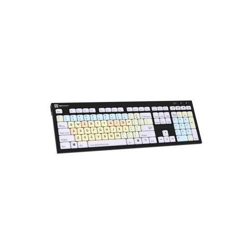 Logickeyboard Nero keyboard Home/Office USB QWERTY English Black White
