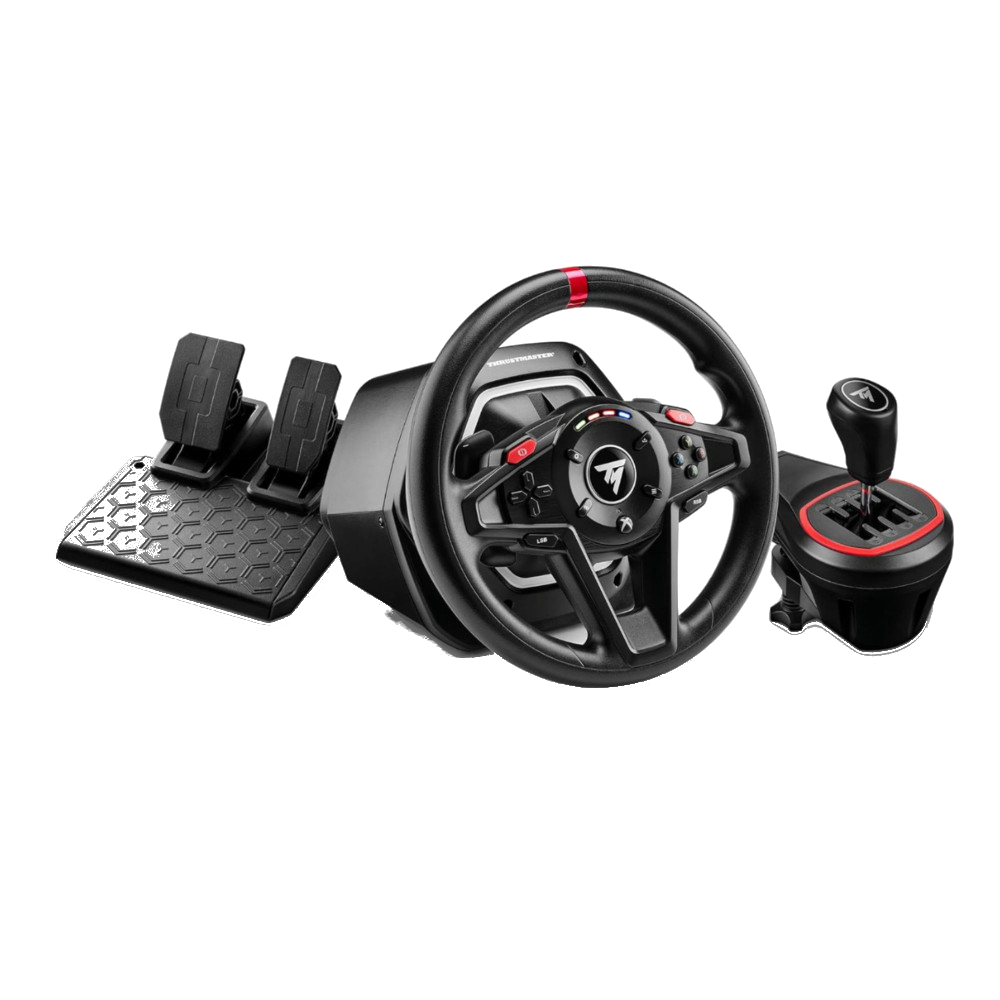 Thrustmaster T-128 with Wheel, Pedals and Shifter