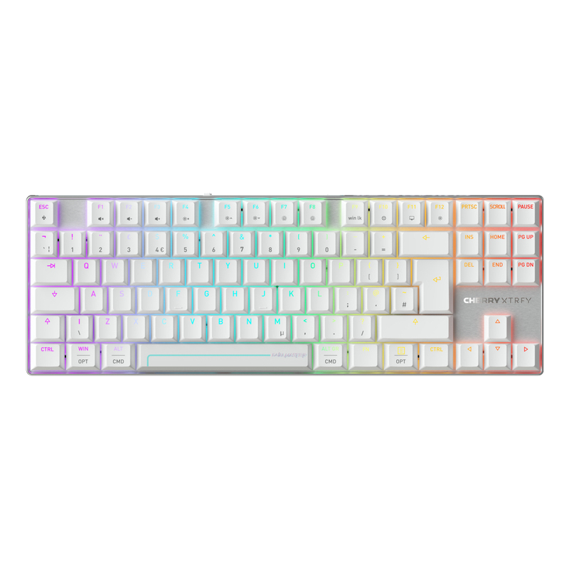 CHERRY MX 8.2 Pro TMR White Wireless Keyboard